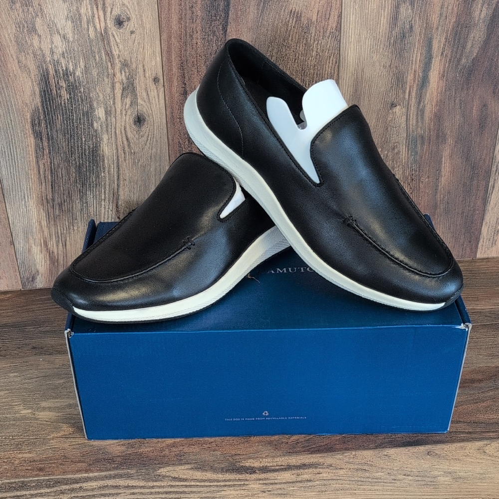 Vince Camuto Men's Black Eidel Sporty Slip-On Loafers NIB 11M M207